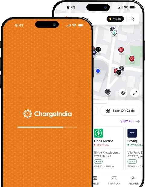 ChargeIndia app map view
